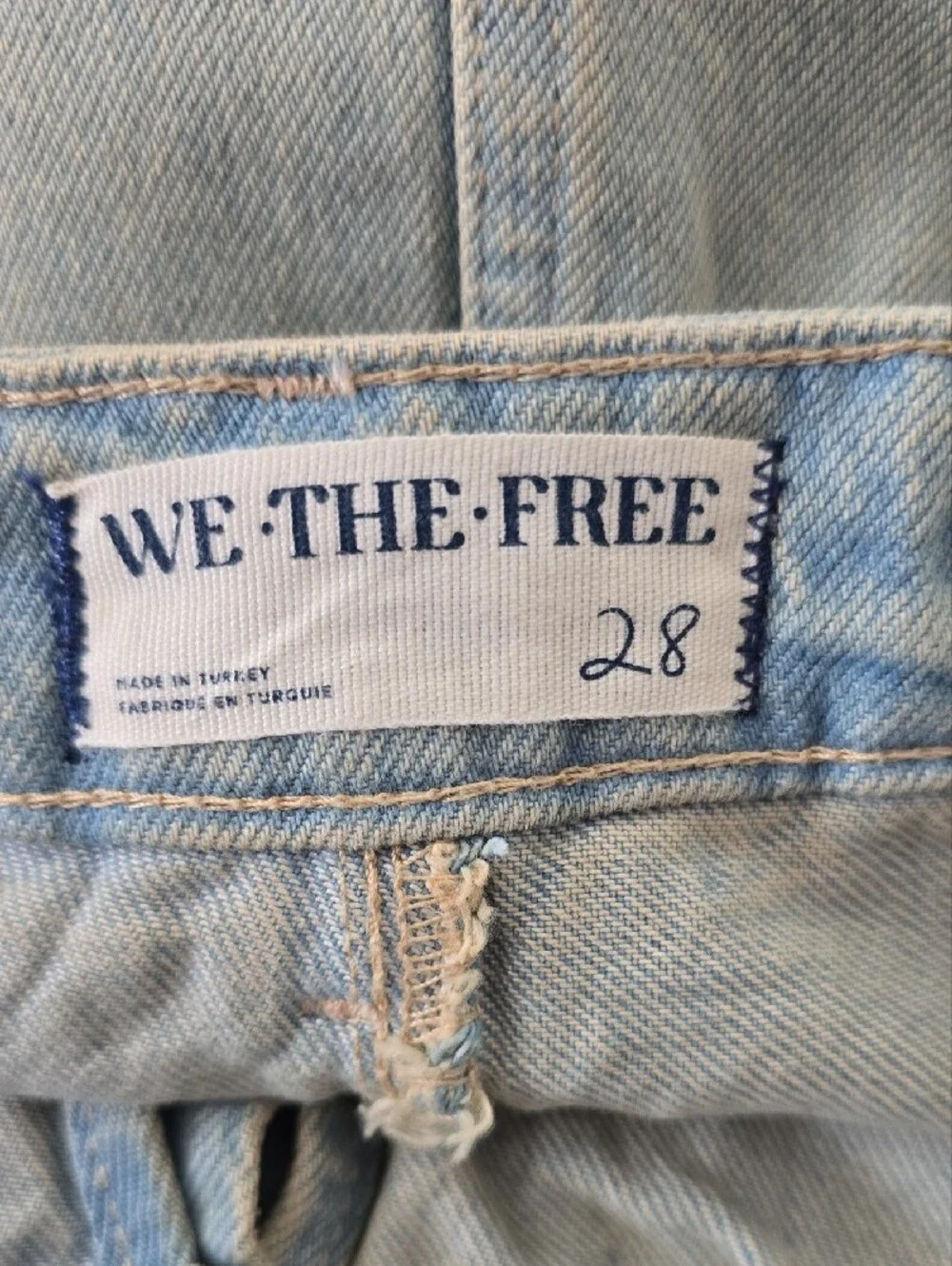Free People Light Wash Denim Mini Skirt *still on website!*